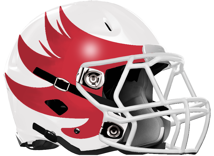 Milton football helmet